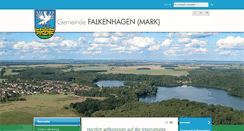 Desktop Screenshot of falkenhagen-mark.de