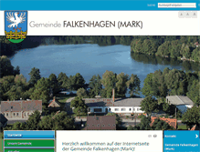 Tablet Screenshot of falkenhagen-mark.de